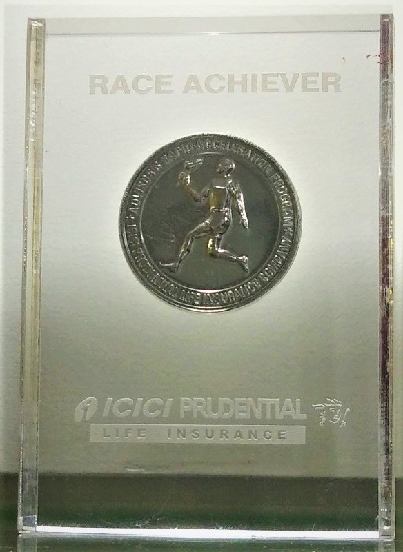 ICICI PRUDENTIAL-Achieved the RACE ACHIEVER AWARD