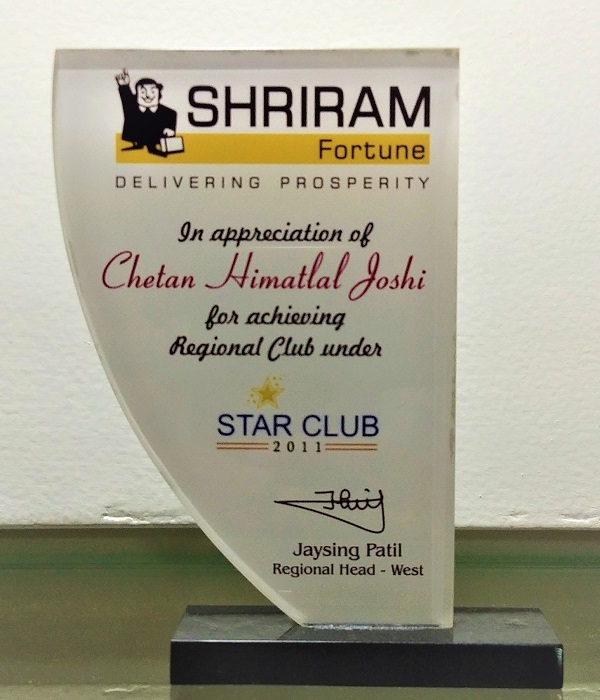ICICI PRUDENTIAL - Qualifying for STAR CLUB 2011